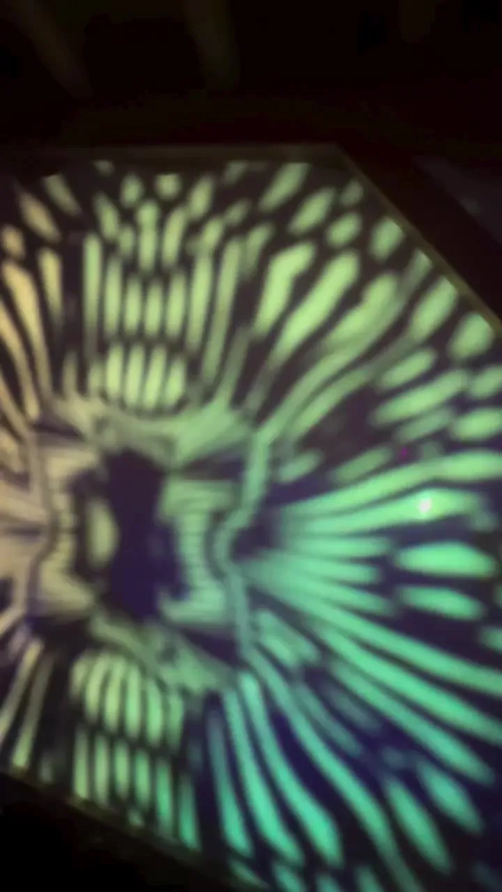 Mystic Creatures – Ein analoger Projektor, auf dem die Gäste ihre eigene Lichtshow für den Dancefloor erschaffen konnten.