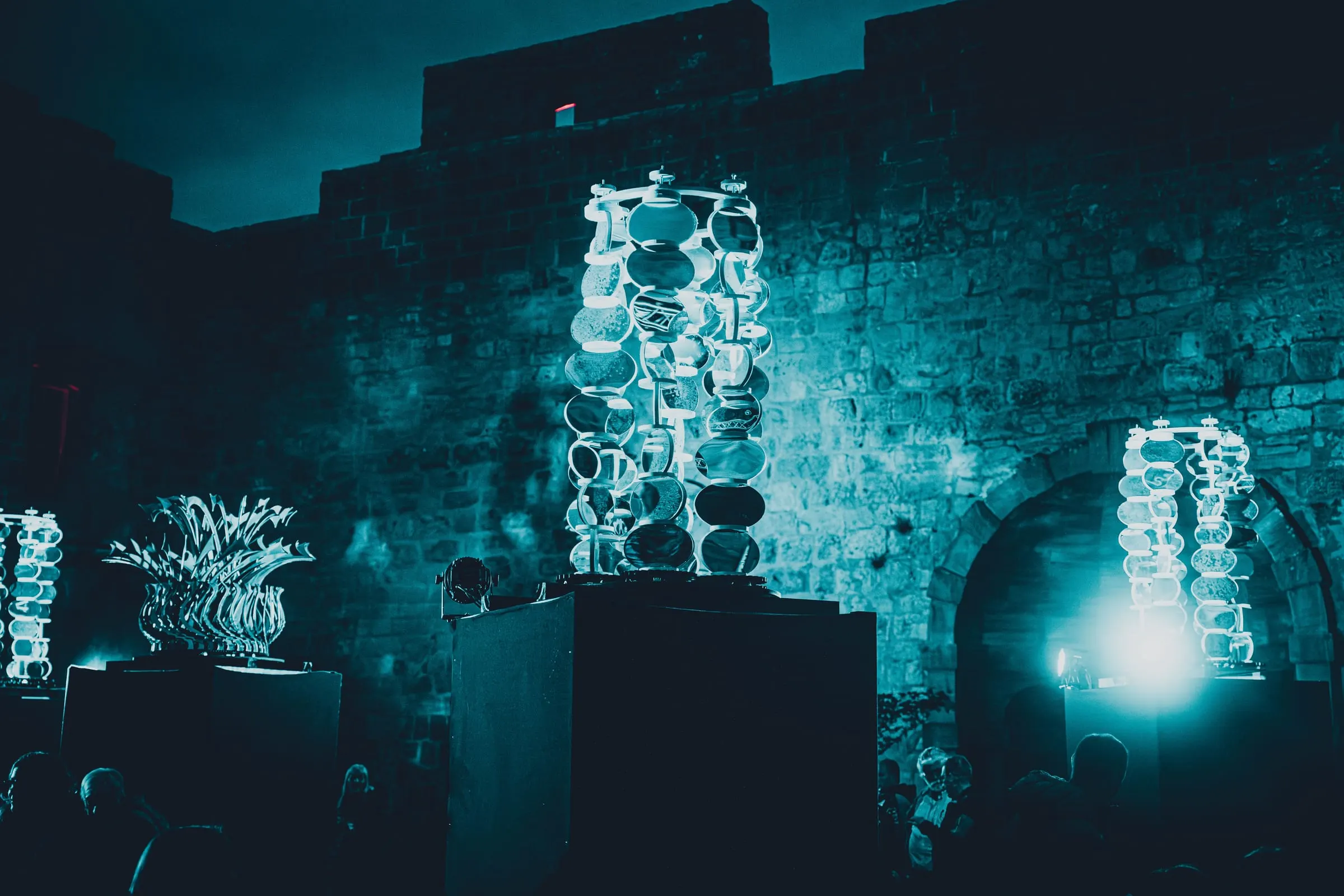 Lichtkunstfestival installation