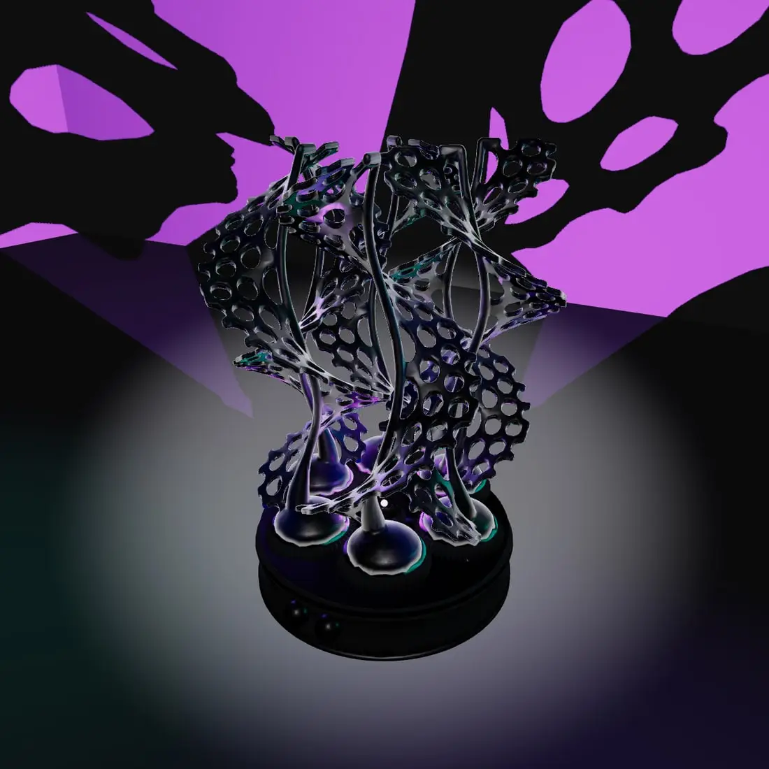 Blue Purple Black