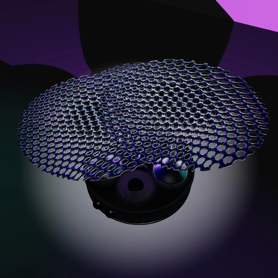 FlowMo Dot Mushrooms – Blue Purple Black